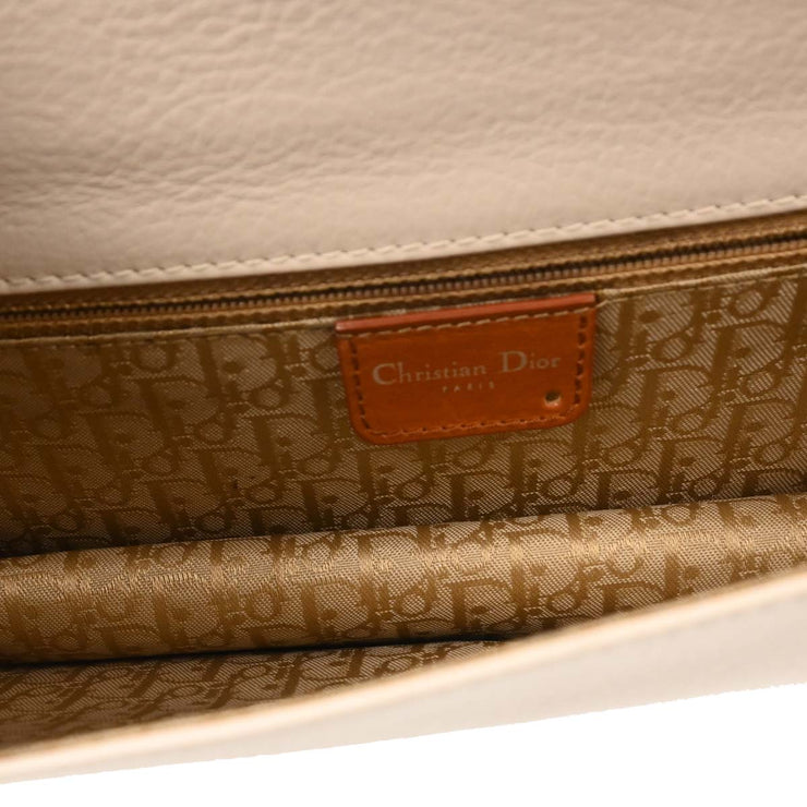 Christian Dior Brown Beige D Trick Shoulder Bag 05-MA-0074 177682