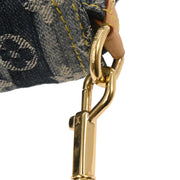 Louis Vuitton Blue Monogram Denim Mini Pleaty Raye Handbag M95333 SR1016 177683