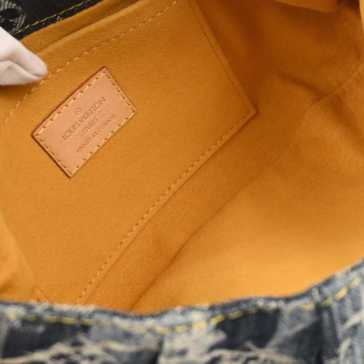 Louis Vuitton Blue Monogram Denim Mini Pleaty Raye Handbag M95333 SR1016 177683