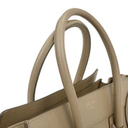 Celine Beige Leather Micro Luggage Tote Bag F-AT-0144 F-CU-0144 177693