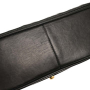 Chanel Black Lambskin Single Flap Shoulder Bag 177694