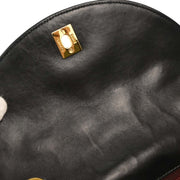 Chanel Black Lambskin Single Flap Shoulder Bag 177694