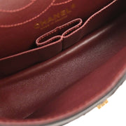 Chanel Black Calfskin 2.55 Lucky Charm Small Classic Double Flap Bag 177695