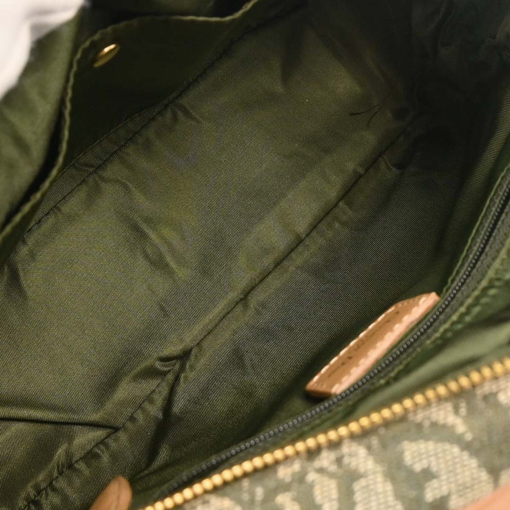Christian Dior Green Double Saddle Trotter Handbag PZ0701 177700