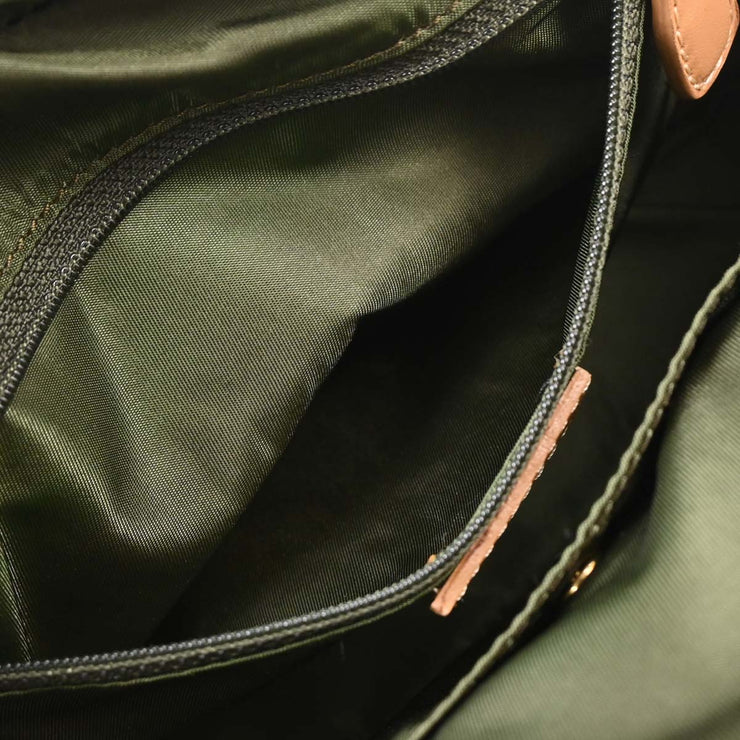 Christian Dior Green Double Saddle Trotter Handbag PZ0701 177700