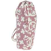 Chanel Pink Canvas Drawstring Shoulder Bag 181990