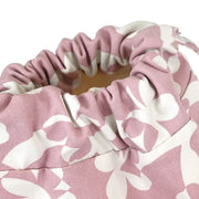 Chanel Pink Canvas Drawstring Shoulder Bag 181990