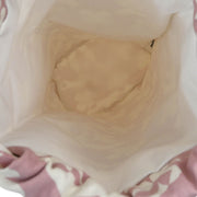 Chanel Pink Canvas Drawstring Shoulder Bag 181990