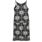 Chanel Setup Suit Camisole Top Skirt Black 06P #34 182163
