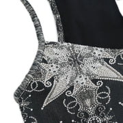Chanel Setup Suit Camisole Top Skirt Black 06P #34 182163