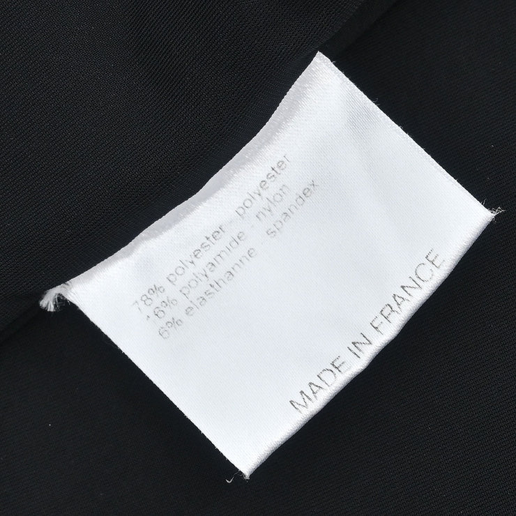 Chanel Setup Suit Camisole Top Skirt Black 06P #34 182163