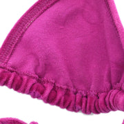 Chanel Swimwear Swimsuit Bras Purple #38 182195