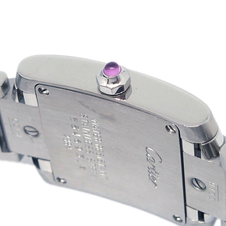 Cartier Tank Francaise SM Ref.W51030Q3 Quartz Watch SS Christmas Limited 184510