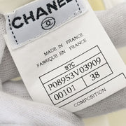 Chanel Cropped Sleeveless Top White 97C #38 185221