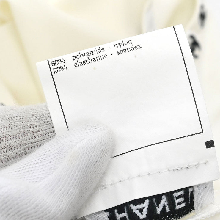 Chanel Cropped Sleeveless Top White 97C #38 185221
