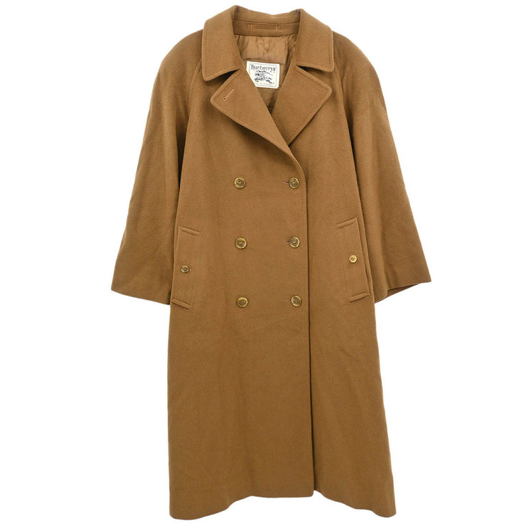 Burberrys Double Breasted Coat Brown 8 CH89D E 55598/4 185270