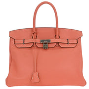 Hermes Crevette Taurillon Clemence Birkin 35 Handbag 228A Square:Q 185329