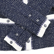 Chanel Setup Suit Jacket Skirt Navy 96C #38 185401
