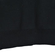 Chanel Short Sleeve Cardigan Black #38 185405