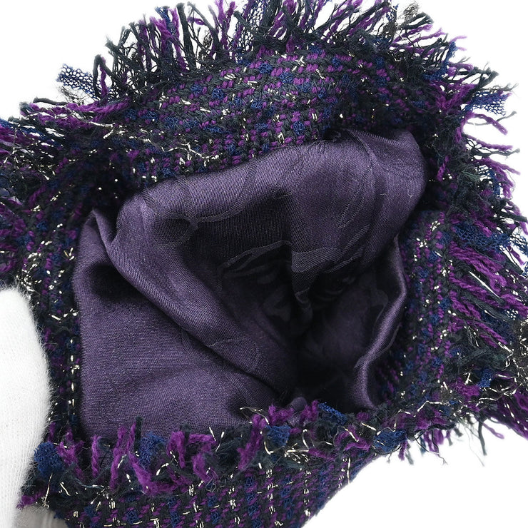 Chanel Double Breasted Jacket Navy 08P #46 185997