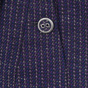 Chanel Double Breasted Jacket Navy 08P #46 185997