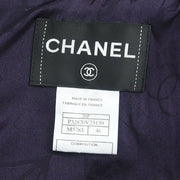 Chanel Double Breasted Jacket Navy 08P #46 185997