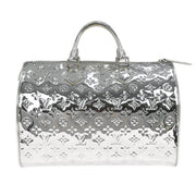 Louis Vuitton Silver Monogram Miroir Speedy 35 Handbag M95271 FO0018 186105
