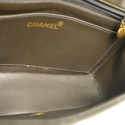 Chanel Dark Green Lambskin Medium Diana Shoulder Bag 186135