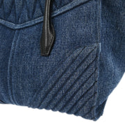 Miu Miu Blue Denim Biker 2way Handbag 31/Y 186358