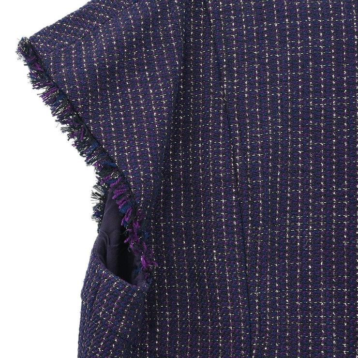 Chanel Dress Navy 08P #46 186404