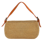 Fendi Beige Raffia Baguette Handbag 2372-8BR101-029 186425