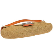 Fendi Beige Raffia Baguette Handbag 2372-8BR101-029 186425