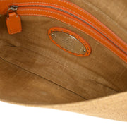 Fendi Beige Raffia Baguette Handbag 2372-8BR101-029 186425