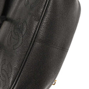 Chanel Black Calfskin Triple CC Backpack 186466