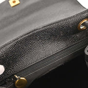 Chanel Black Calfskin Triple CC Backpack 186466