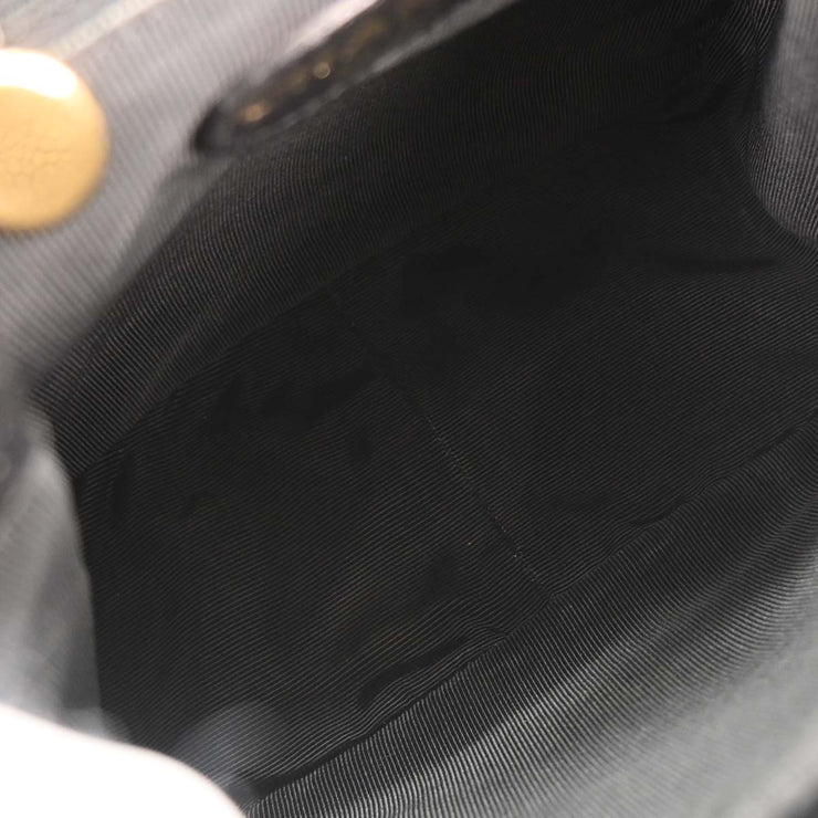 Chanel Black Calfskin Triple CC Backpack 186466