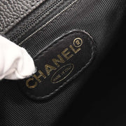 Chanel Black Calfskin Triple CC Backpack 186466