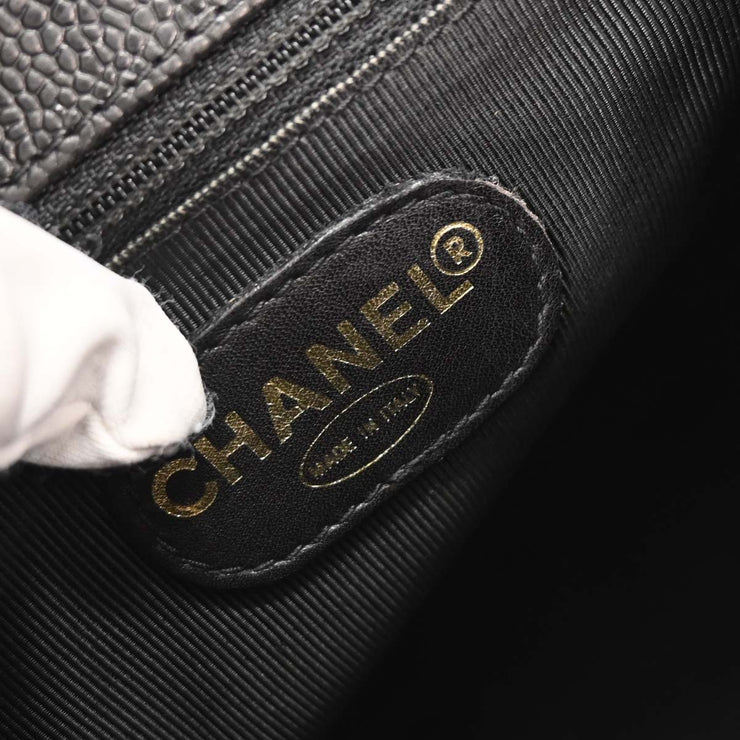 Chanel Black Calfskin Triple CC Backpack 186466