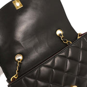 Chanel Black Lambskin Small Diana Shoulder Bag 186467