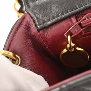 Chanel Black Lambskin Small Diana Shoulder Bag 186468