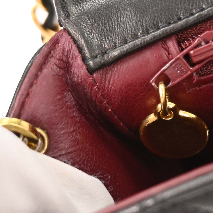 Chanel Black Lambskin Small Diana Shoulder Bag 186468