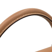 Hermes Natural Courchevel Kelly 32 Sellier 2way Handbag 24 Circle:W 186506