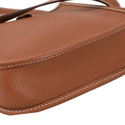 Hermes Cognac Epsom Evelyne TPM Shoulder Bag R Square:H 186509