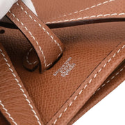 Hermes Cognac Epsom Evelyne TPM Shoulder Bag R Square:H 186509