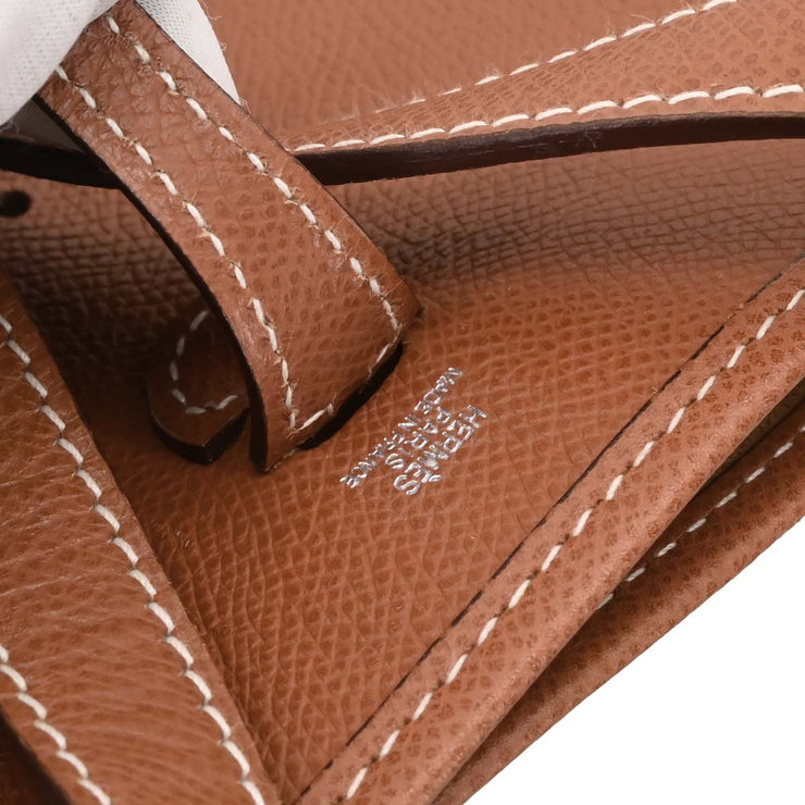 Hermes Cognac Epsom Evelyne TPM Shoulder Bag R Square:H 186509