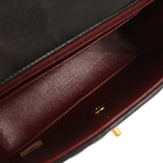 Chanel Black Lambskin Mini Classic Square Flap Shoulder Bag 17 186558