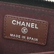 Chanel Black Calfskin Coin Purse Wallet 186565