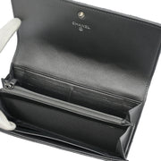 Chanel Silver Lambskin Long Wallet 186609