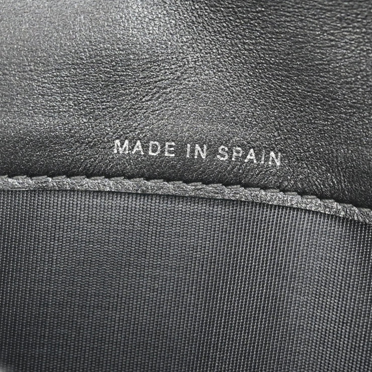 Chanel Silver Lambskin Long Wallet 186609