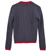 Chanel Ensemble Cardigan Top Navy 97A #36 186620